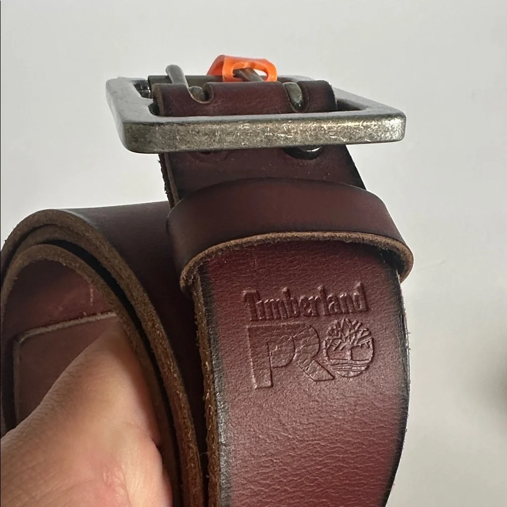 Timberland Men's Brown Leather Belt